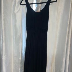 Black maxi dress